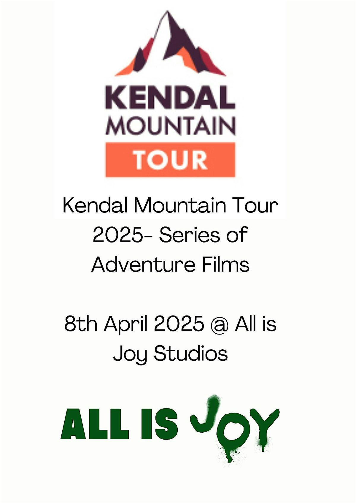 Kendal Mountain Tour 2025- A Night of Adventure Films