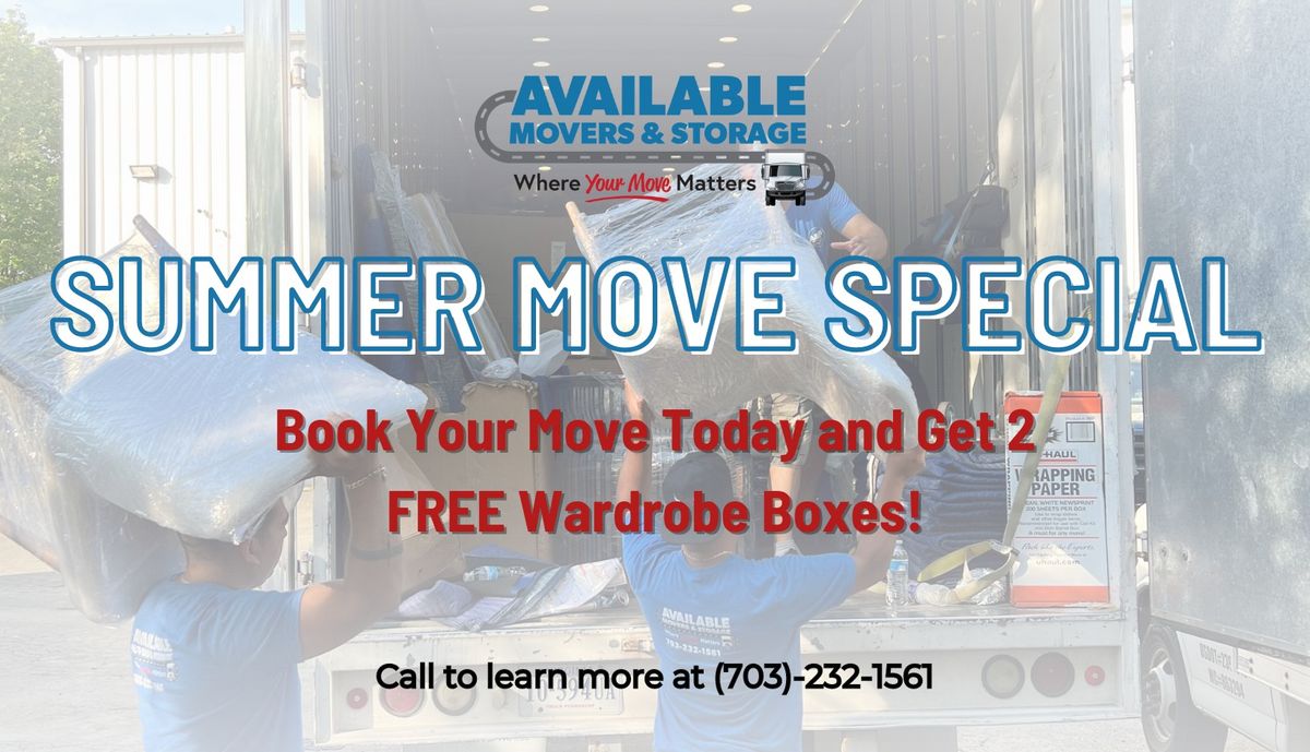 Summer Move Special!
