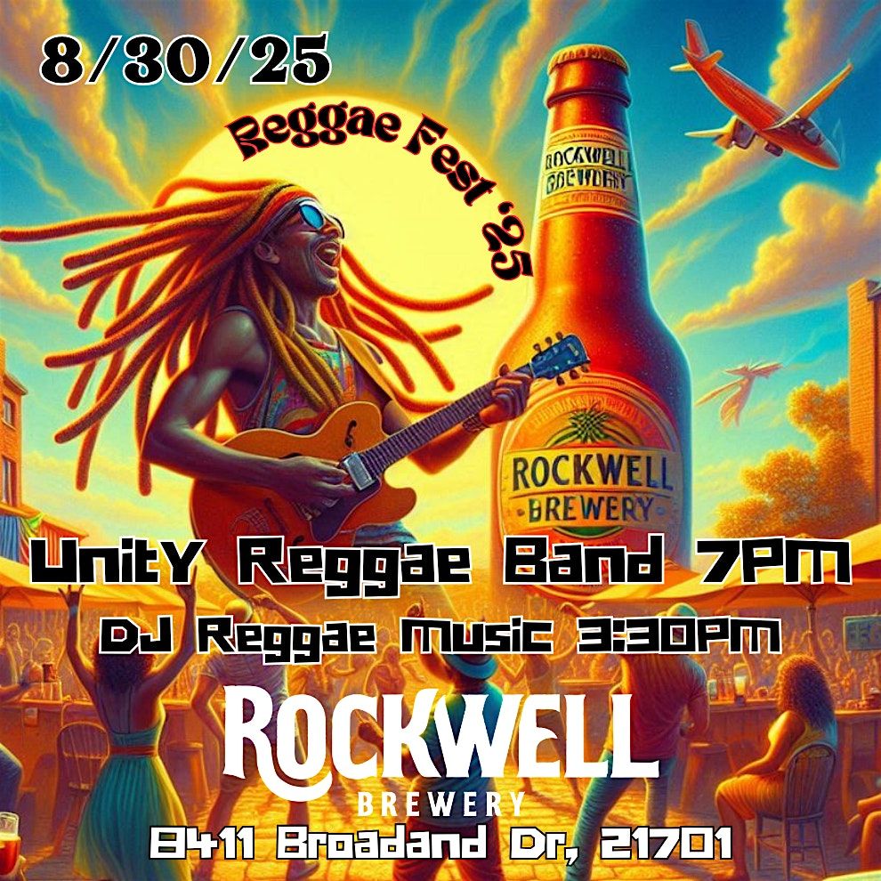 Reggae Fest '25 at Rockwell Brewery Riverside 8\/30 - Entry Includes 1 PINT