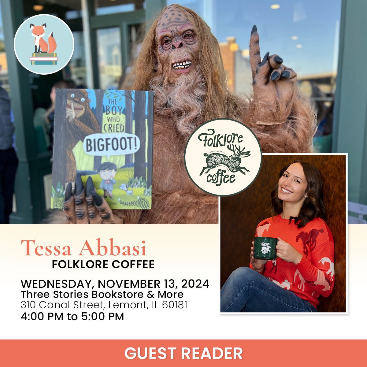  Guest Reader- Tess Abassi: Folklore 