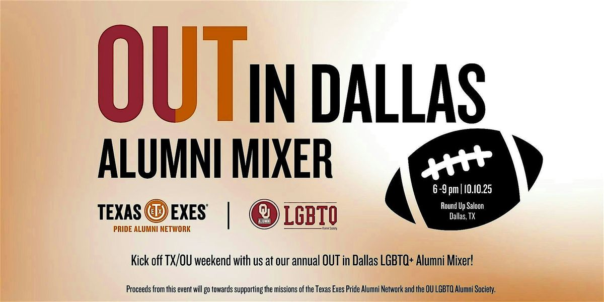 OUT in Dallas: TX\/OU LGBTQ+ Alumni Happy Hour