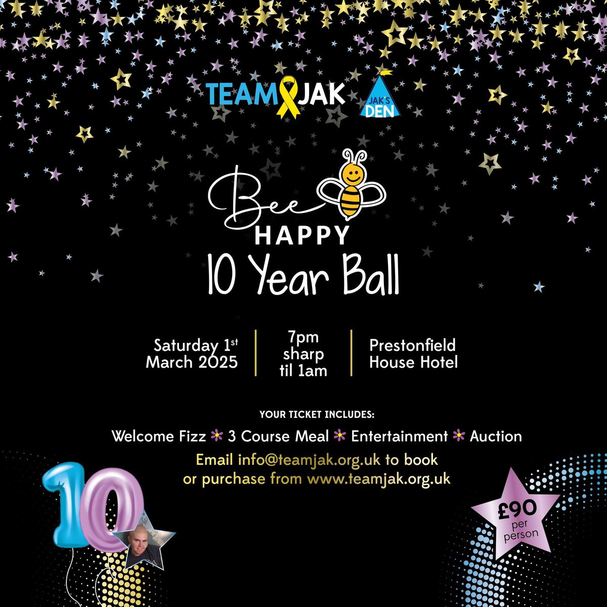 Jak\u2019s Bee Happy Ten Year Anniversary Ball