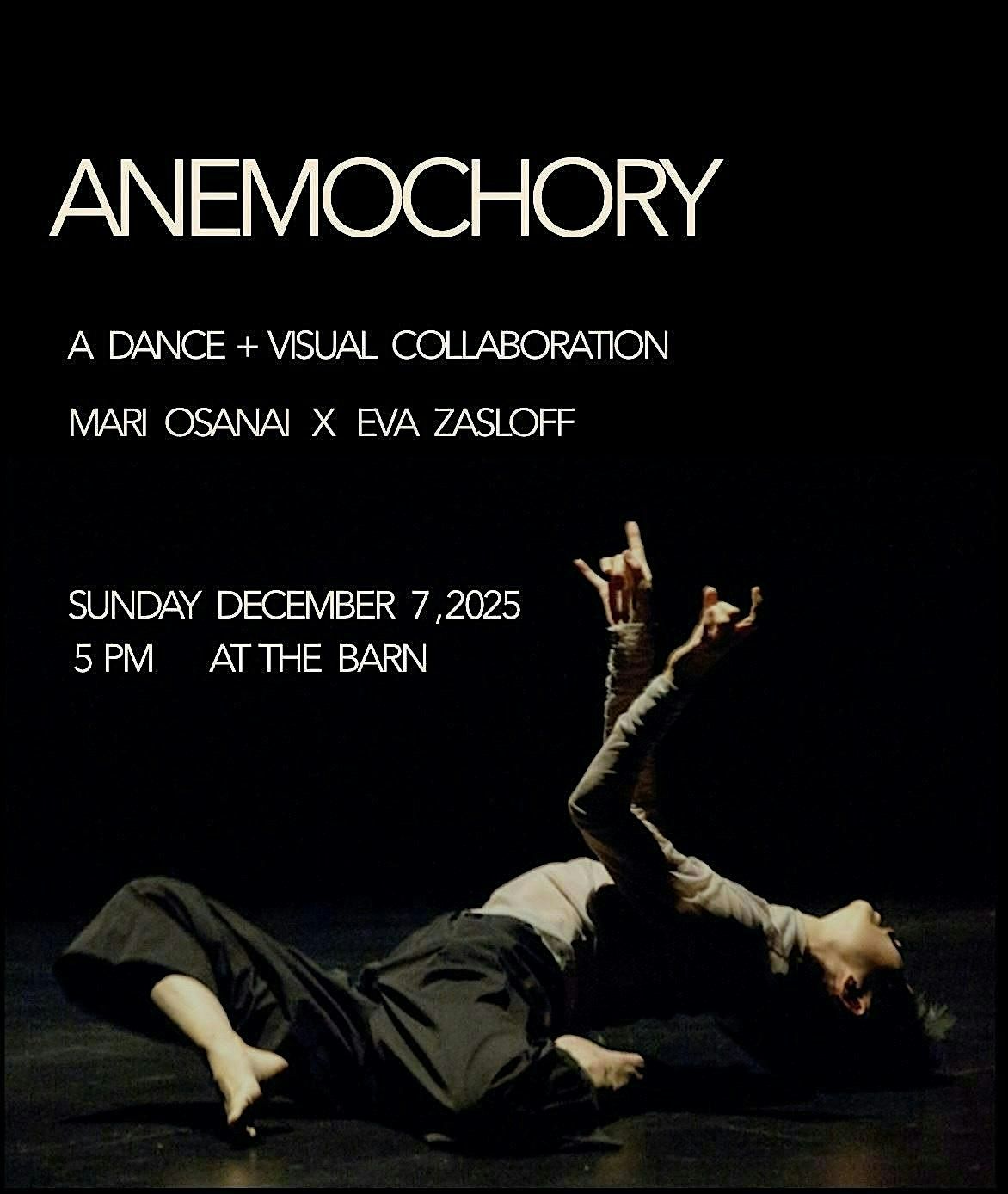 Anemochory - Mari Osanai + Eva Zasloff - A Dance & Visual Collaboration