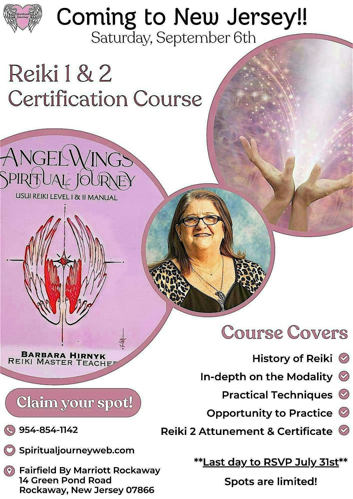 Usui Reiki 1 and 2 Certification Course