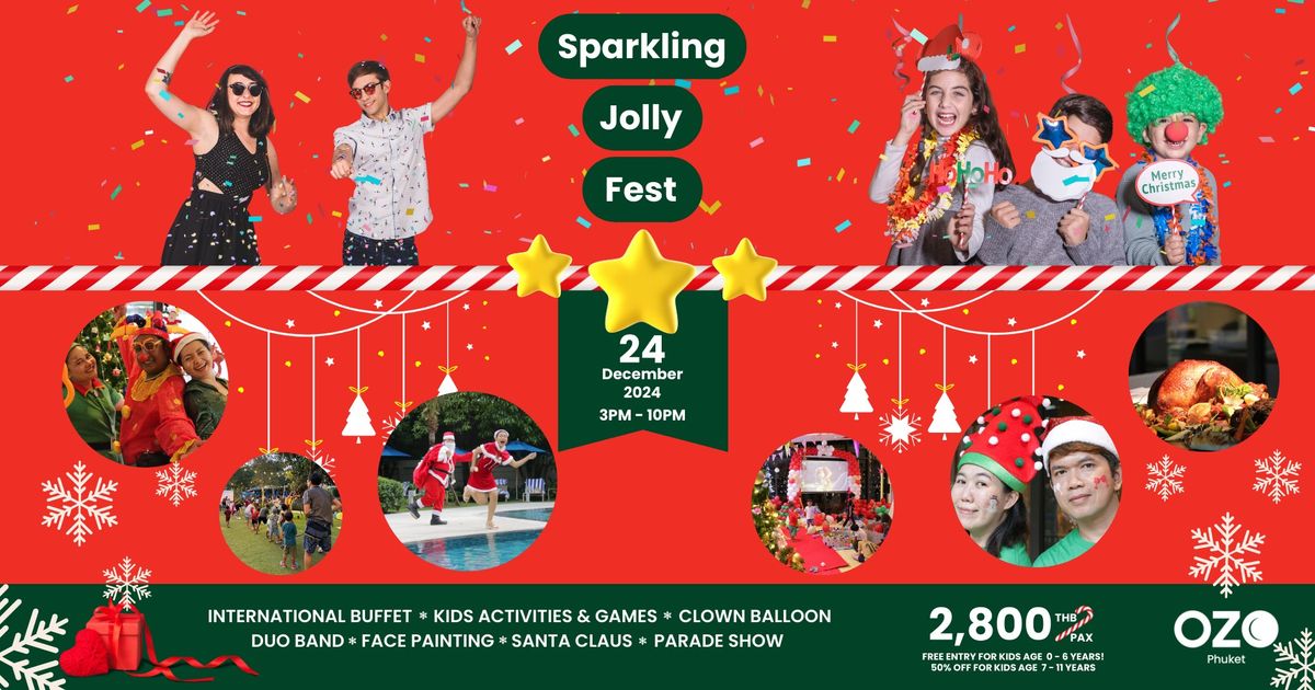 Sparkling. Jolly. Fest. \ud83c\udf84\ud83c\udf85