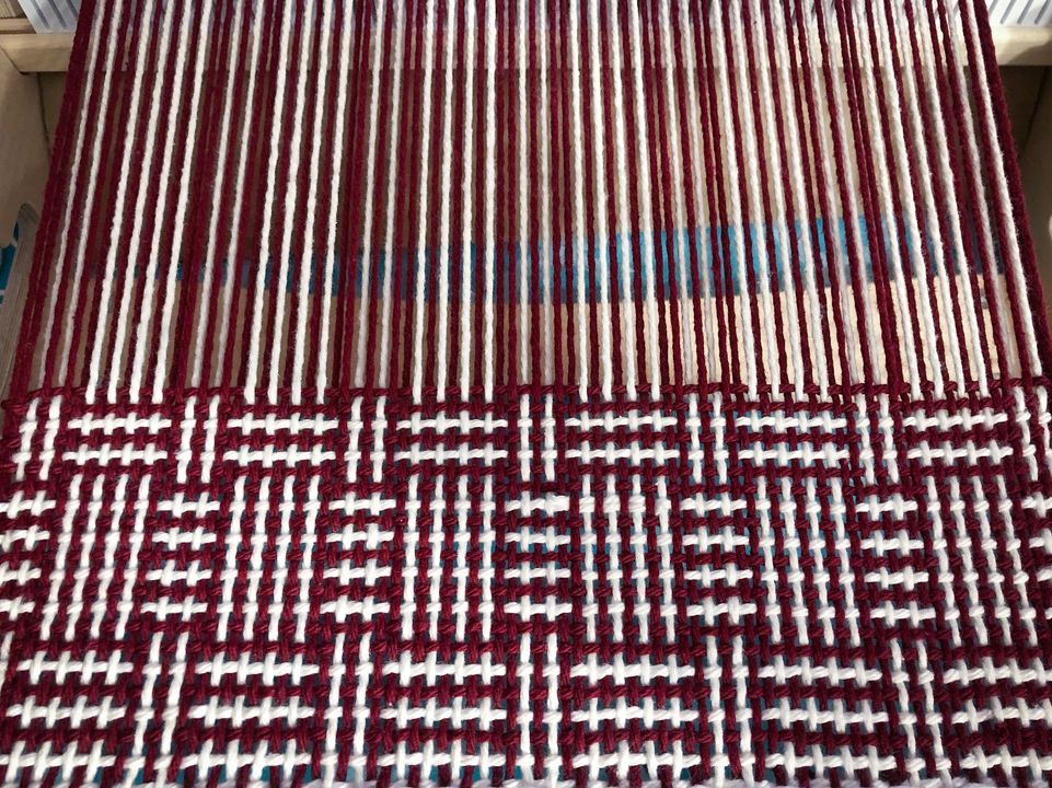 Rigid Heddle Log Cabin Weaving