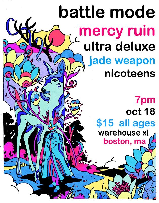 Battlemode, Mercy Ruin, Ultra Deluxe, Jade Weapon, and nicoteens