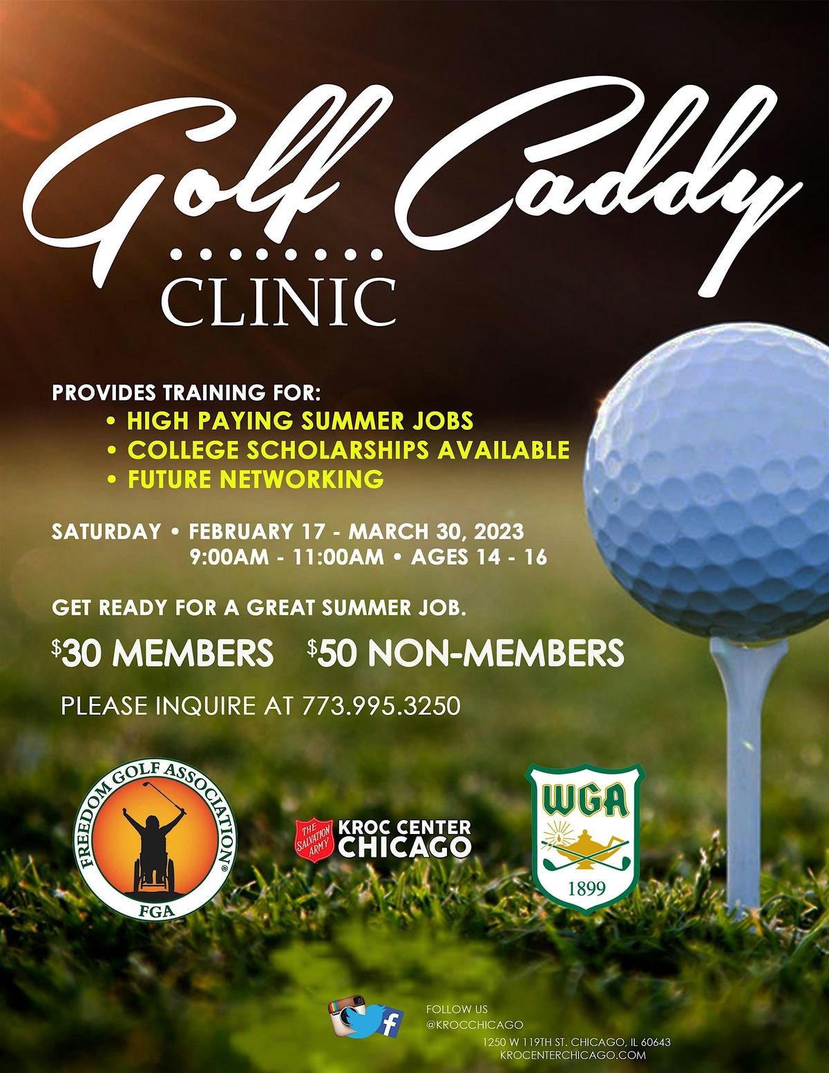 Golf Caddy Clinic