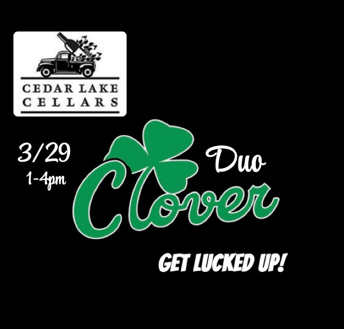 Clover Duo \u2618\ufe0f\ud83c\udfbb @ Cedar Lake Cellars 