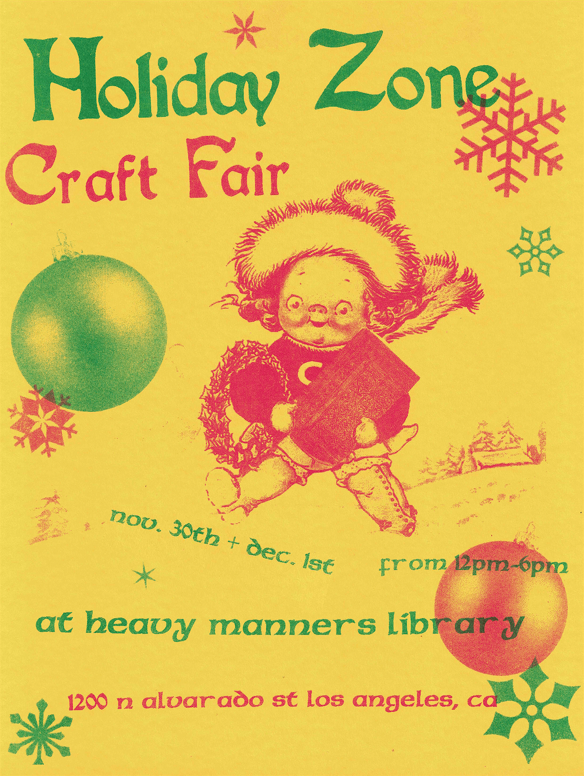 Holiday Zone: Arts and Crafts Fair (11\/30 + 12\/1)