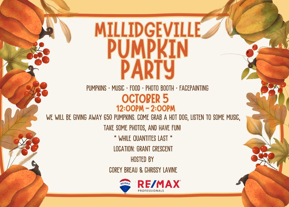 Millidgeville Pumpkin Party