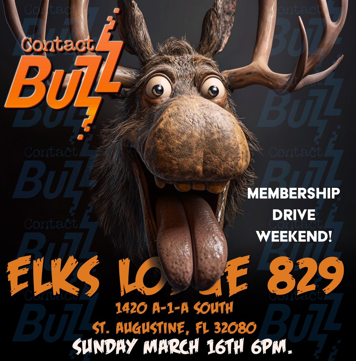 Contact Buzz @ The Elk's Lodge!