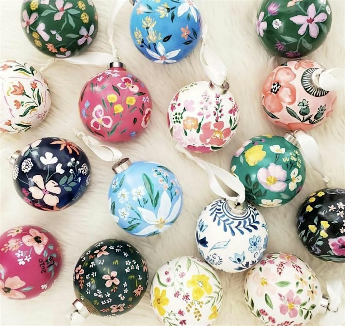 Stockport Festive Bauble Painting