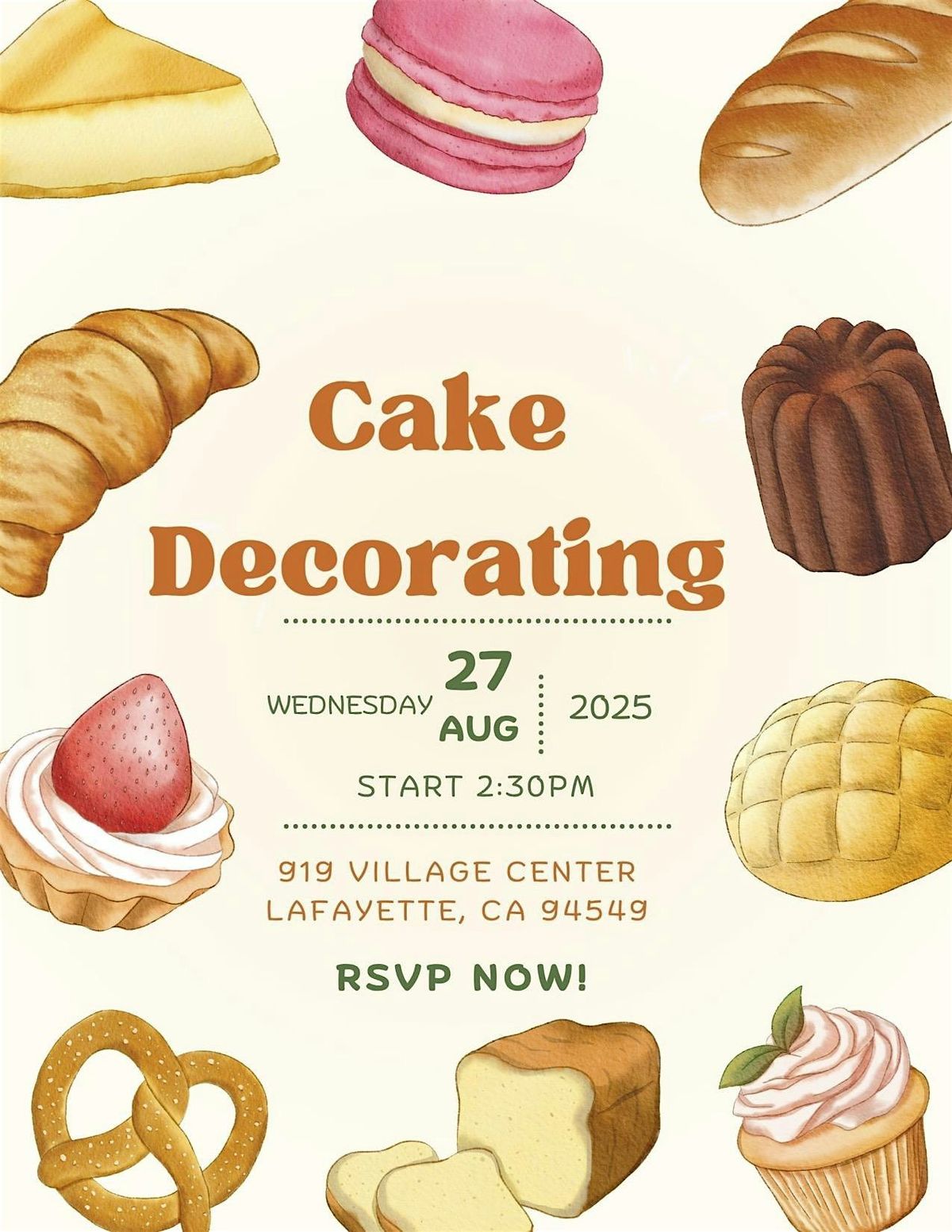 Cake Decorating Event