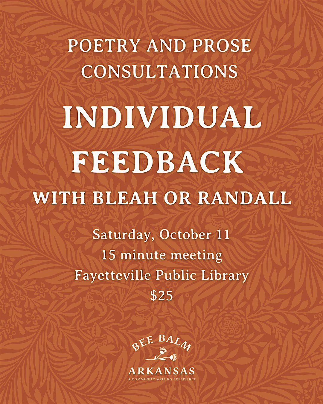 Individual Feedback with Bleah Patterson