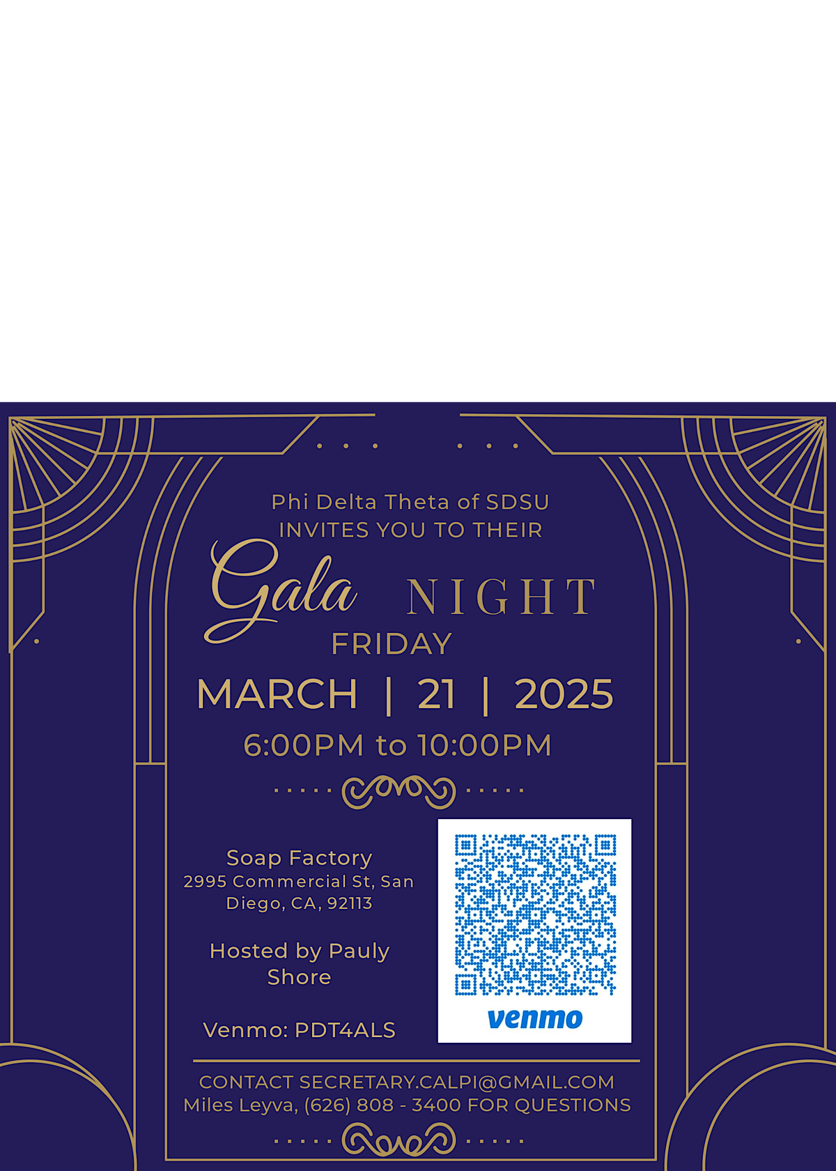 California Pi (SDSU): Phi Delta Theta Gala