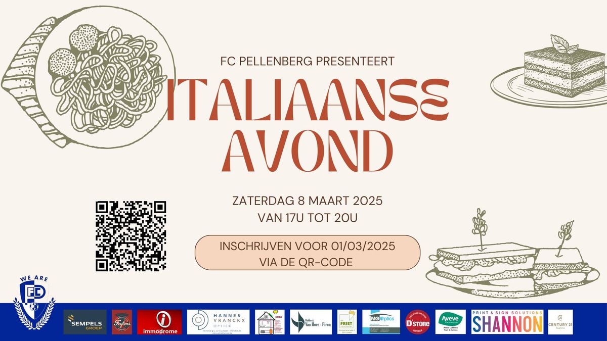 Italiaanse Avond - F.C. Pellenberg