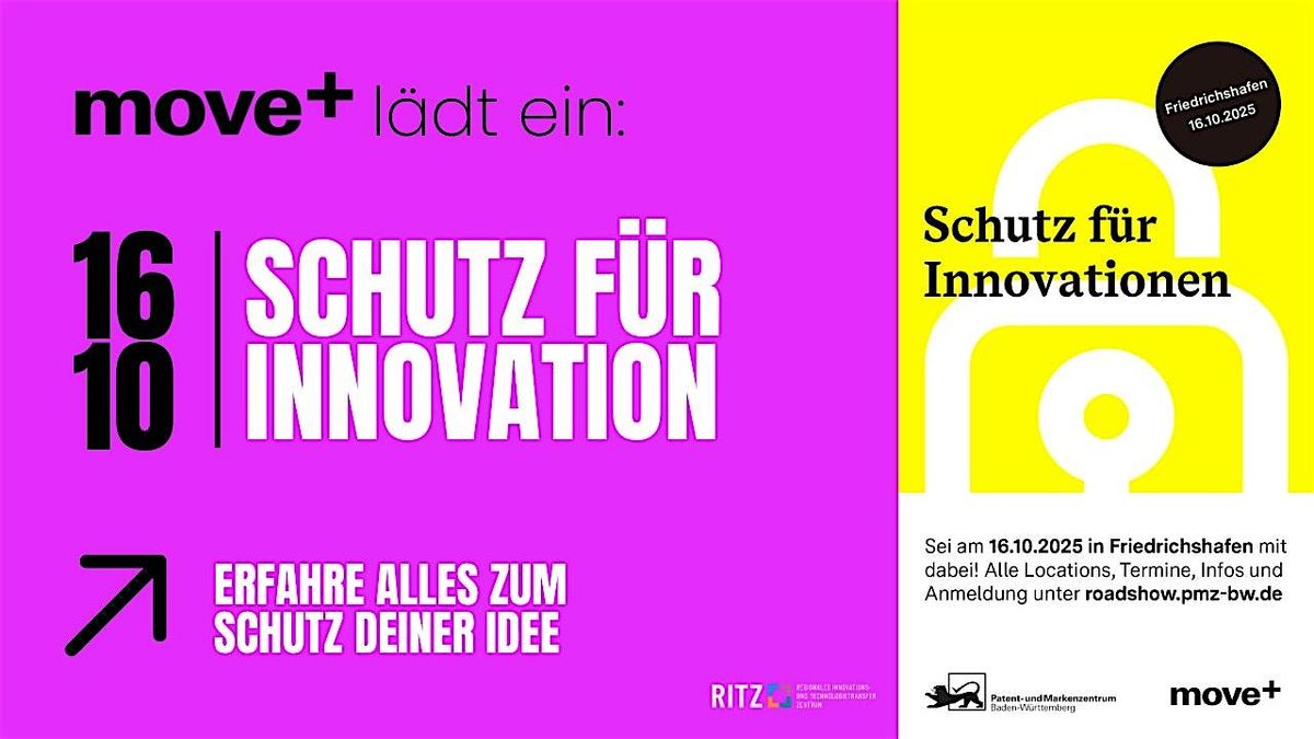 Schutz f\u00fcr Innovationen - die IP Roadshow
