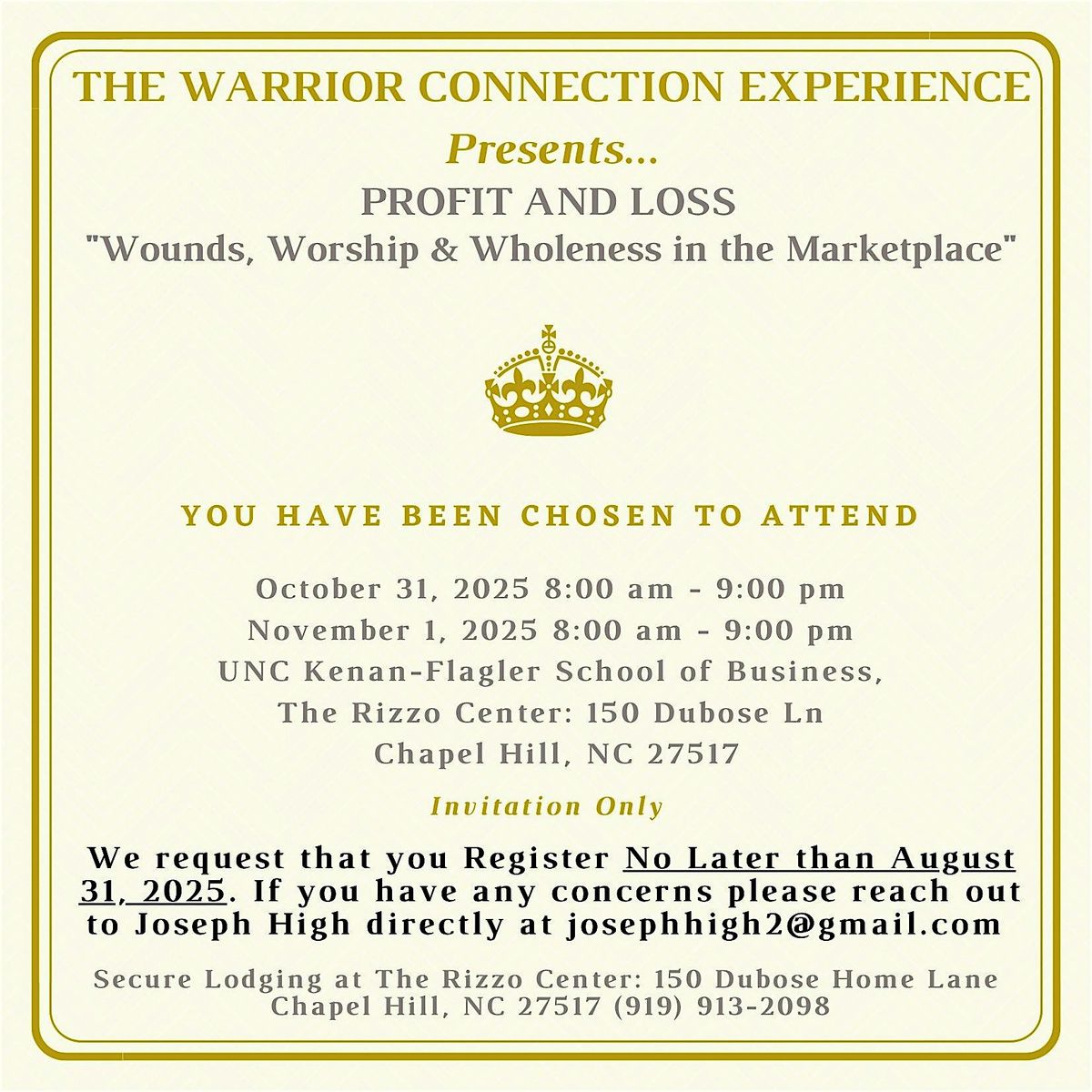 The Warrior Connection Experience