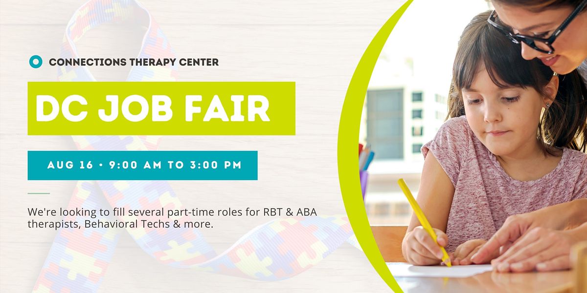 Connections Therapy Center | Job Fair