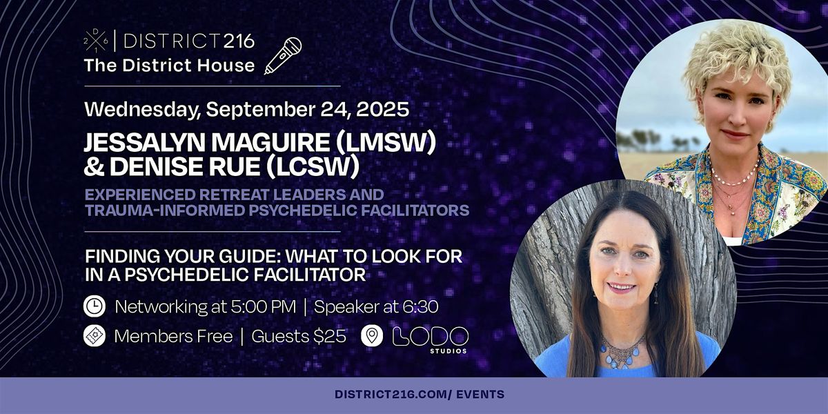 The District House (Wed. 09\/24 with Jessalyn Maguire & Denise Rue)