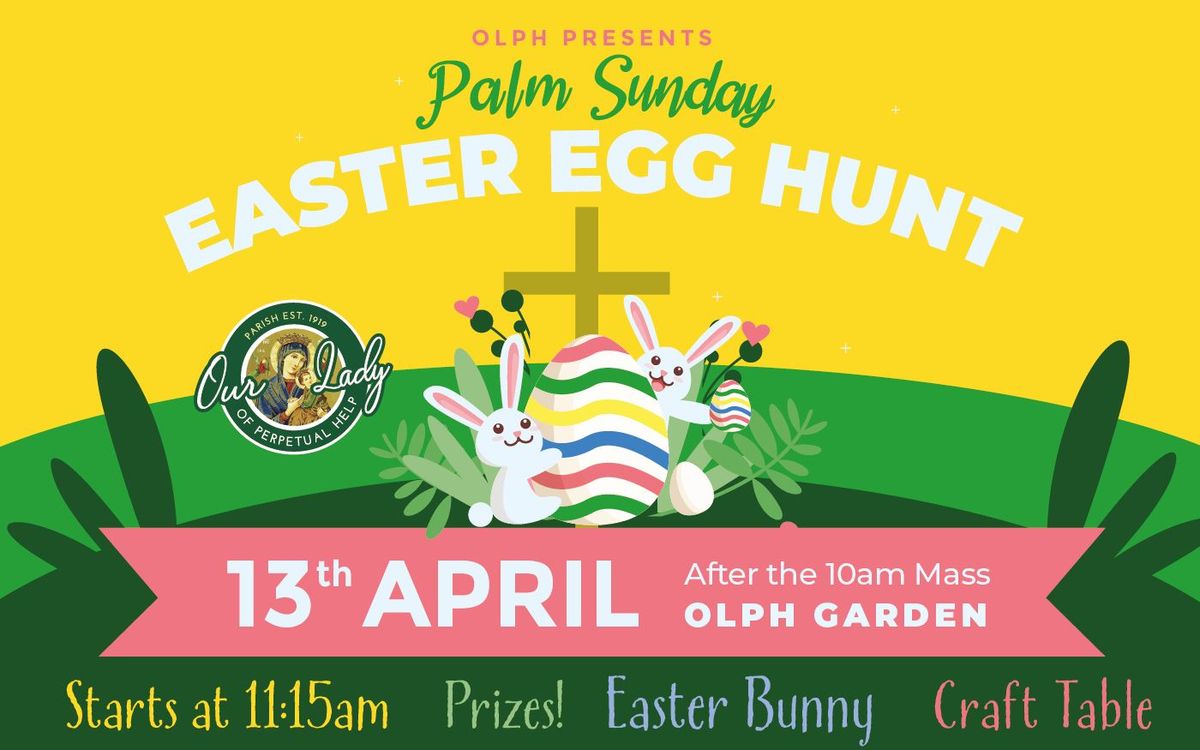 Palm Sunday Easter Egg Hunt