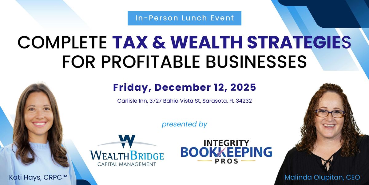 Complete tax & wealth strategies for profitable businesses