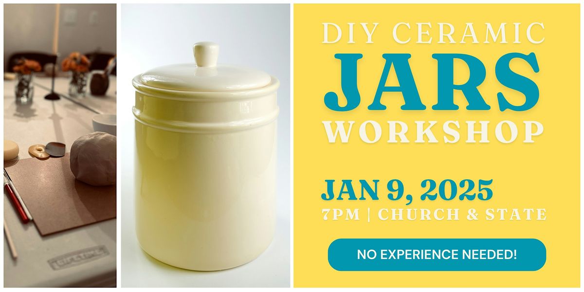 DIY Ceramic Jars Workshop! Beginner-Friendly Pottery Class