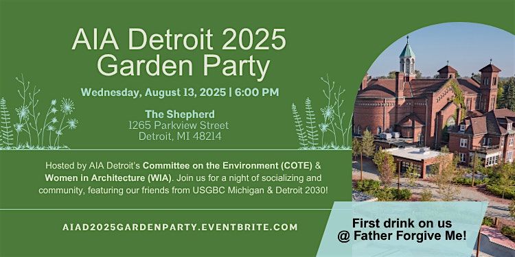 AIA Detroit 2025 Garden Party