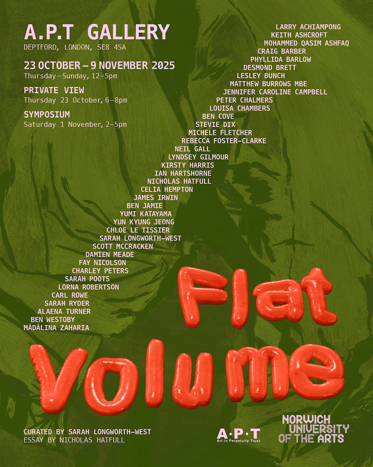 'Flat Volume' exhibition Symposium - 2 panel talks