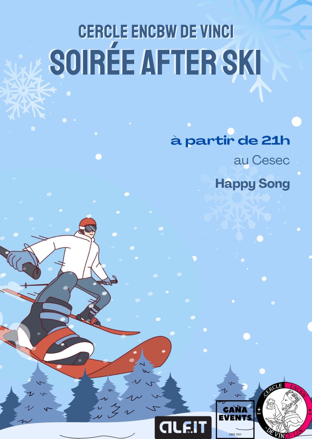 Soir\u00e9e After Ski cercle ENCBW de Vinci