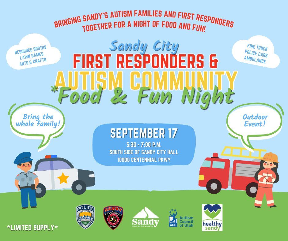 First Responders and Autism Community Food and Fun Night