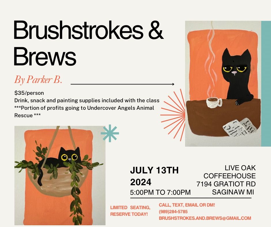 Brushstrokes and Brews - Paint for the Paws! 
