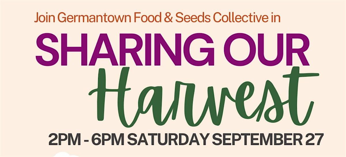 Sharing Our Harvest