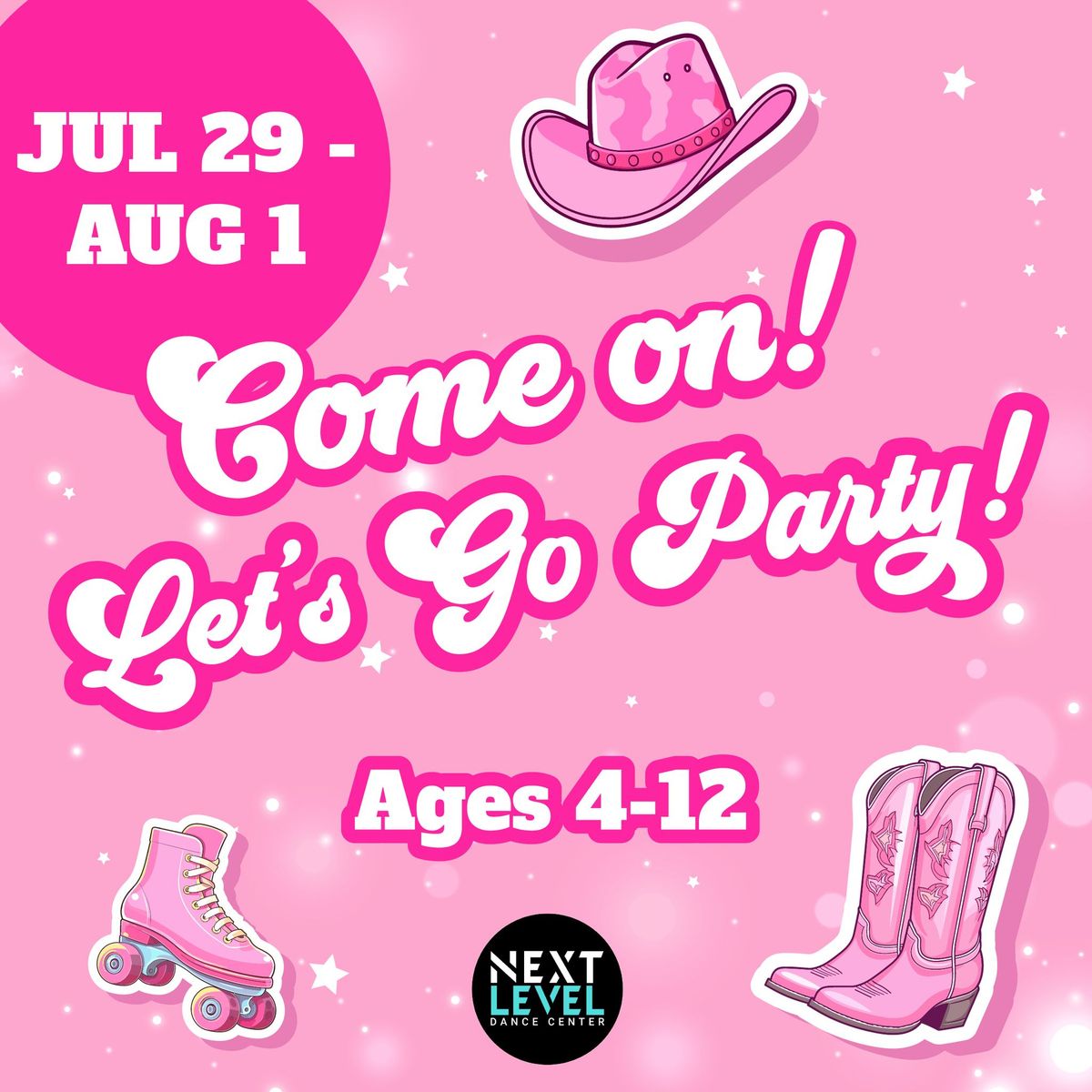 Come on! Let's Go Party! Dance Camp (Ages 4-12)