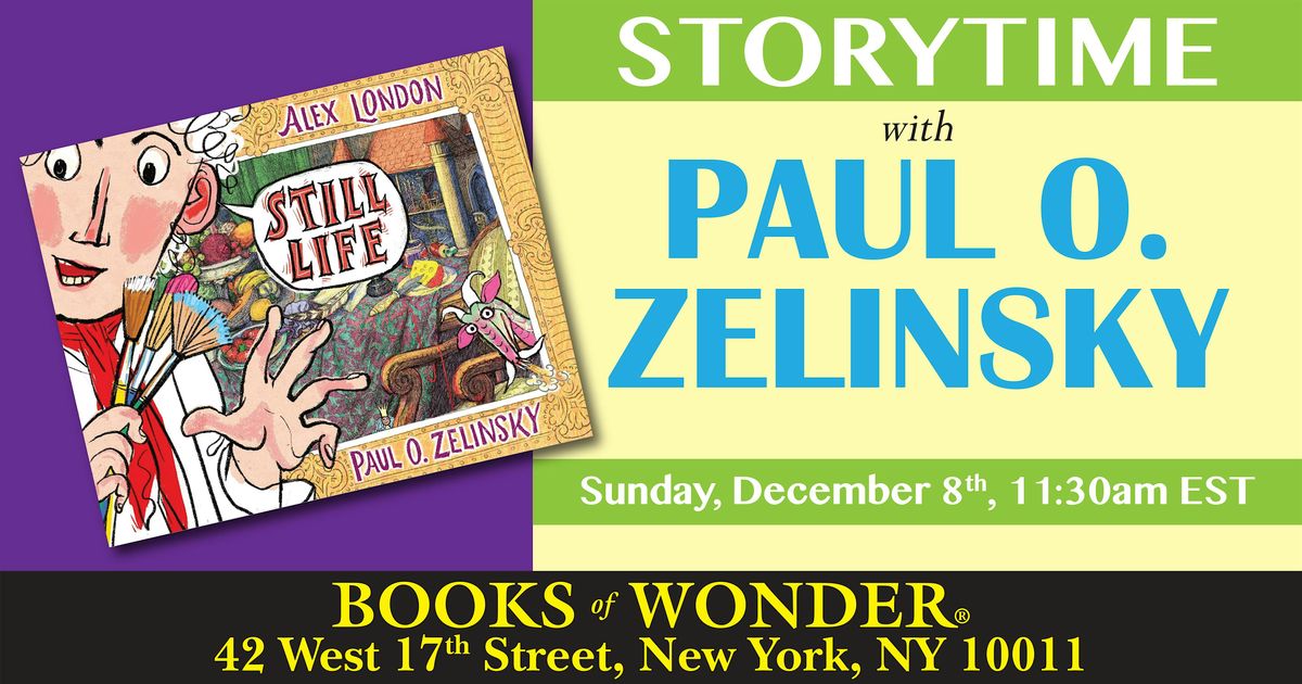 Storytime with the Artist | Paul O. Zelinsky