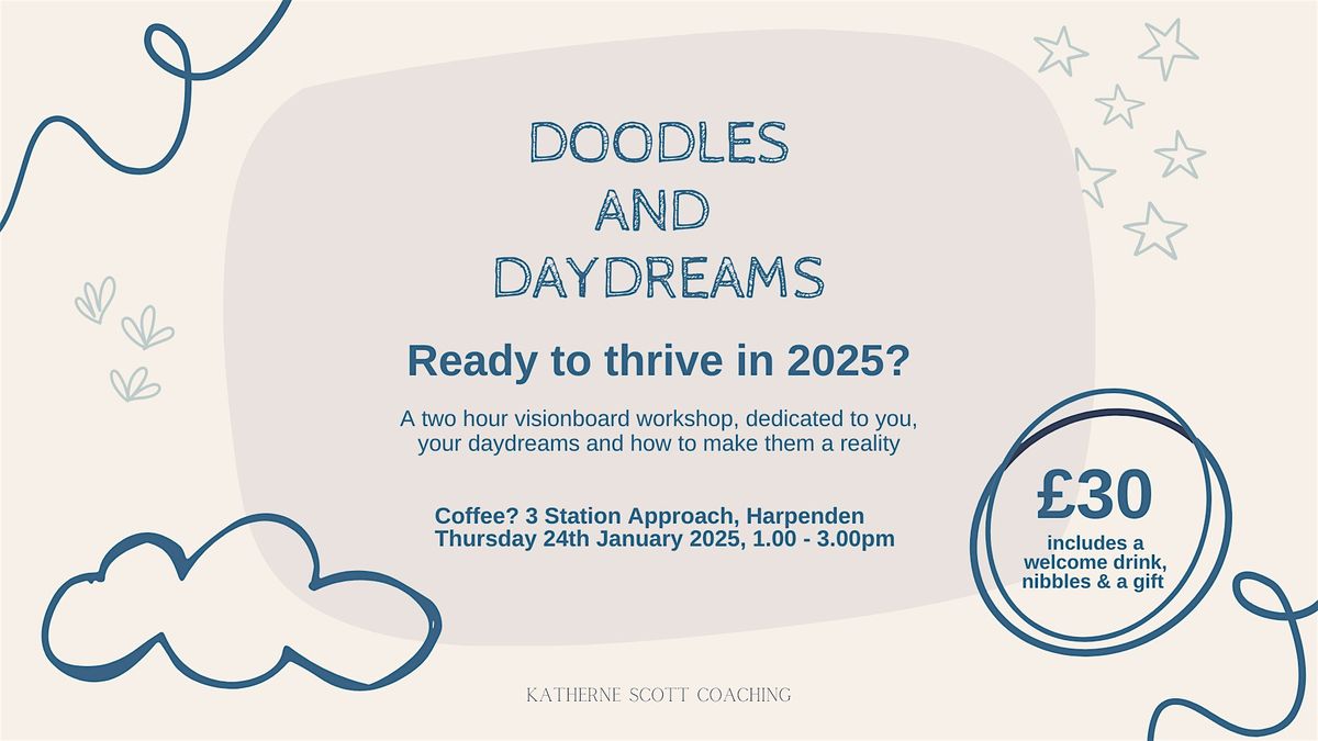 Doodles and Daydreams, Vision Board Workshop