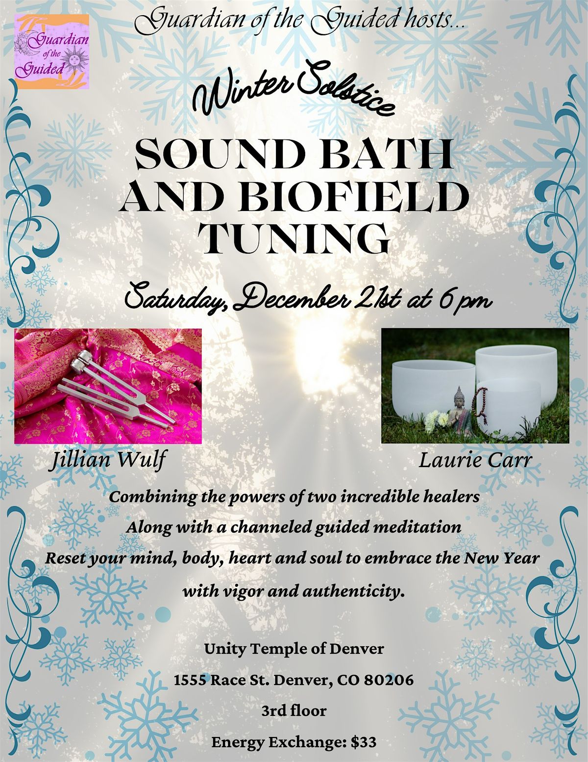 Winter Solstice Sound Bath and Biofield Tuning