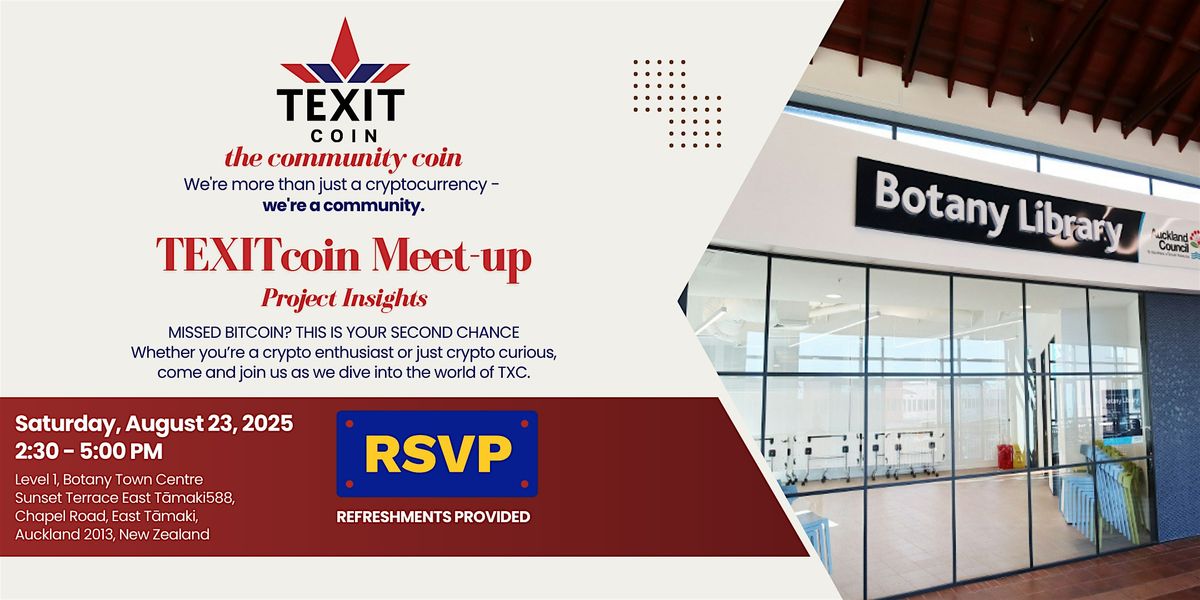 TEXITcoin Meetup: Your Second Chance to Catch the Crypto Wave!