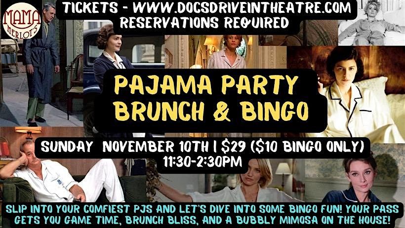 Pajama Party Brunch & Bingo at the Speakeasy