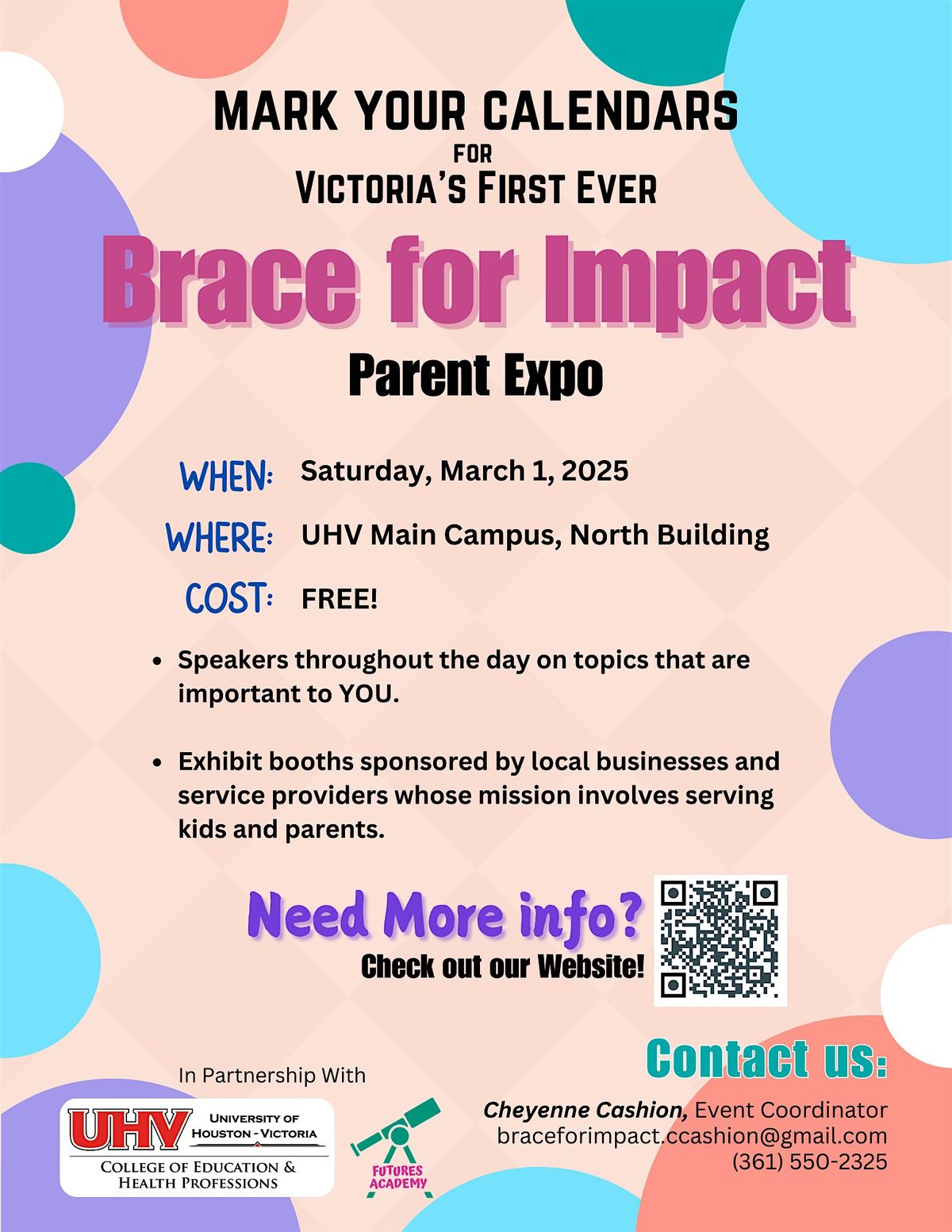 Brace for Impact Parent Expo