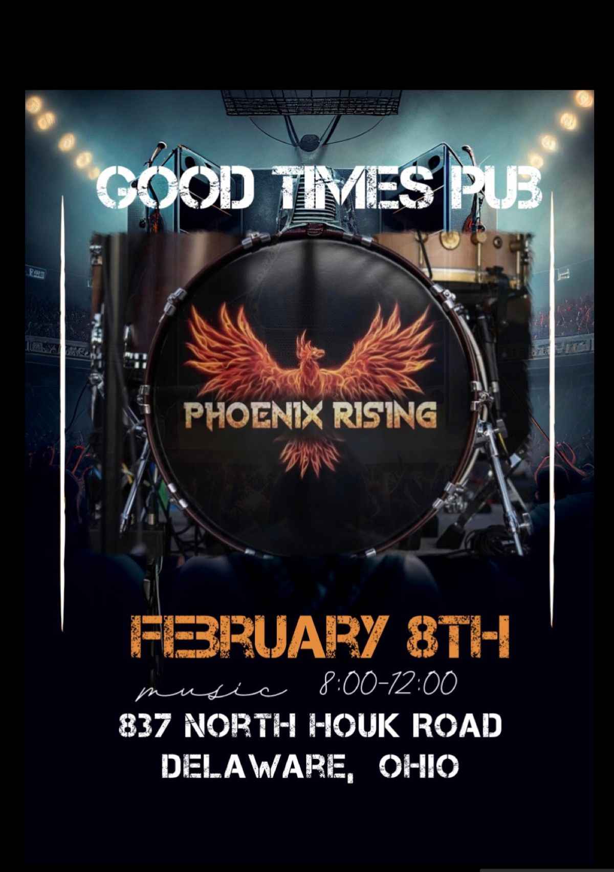 Phoenix Rising debut at Good Times Pub in Delaware!