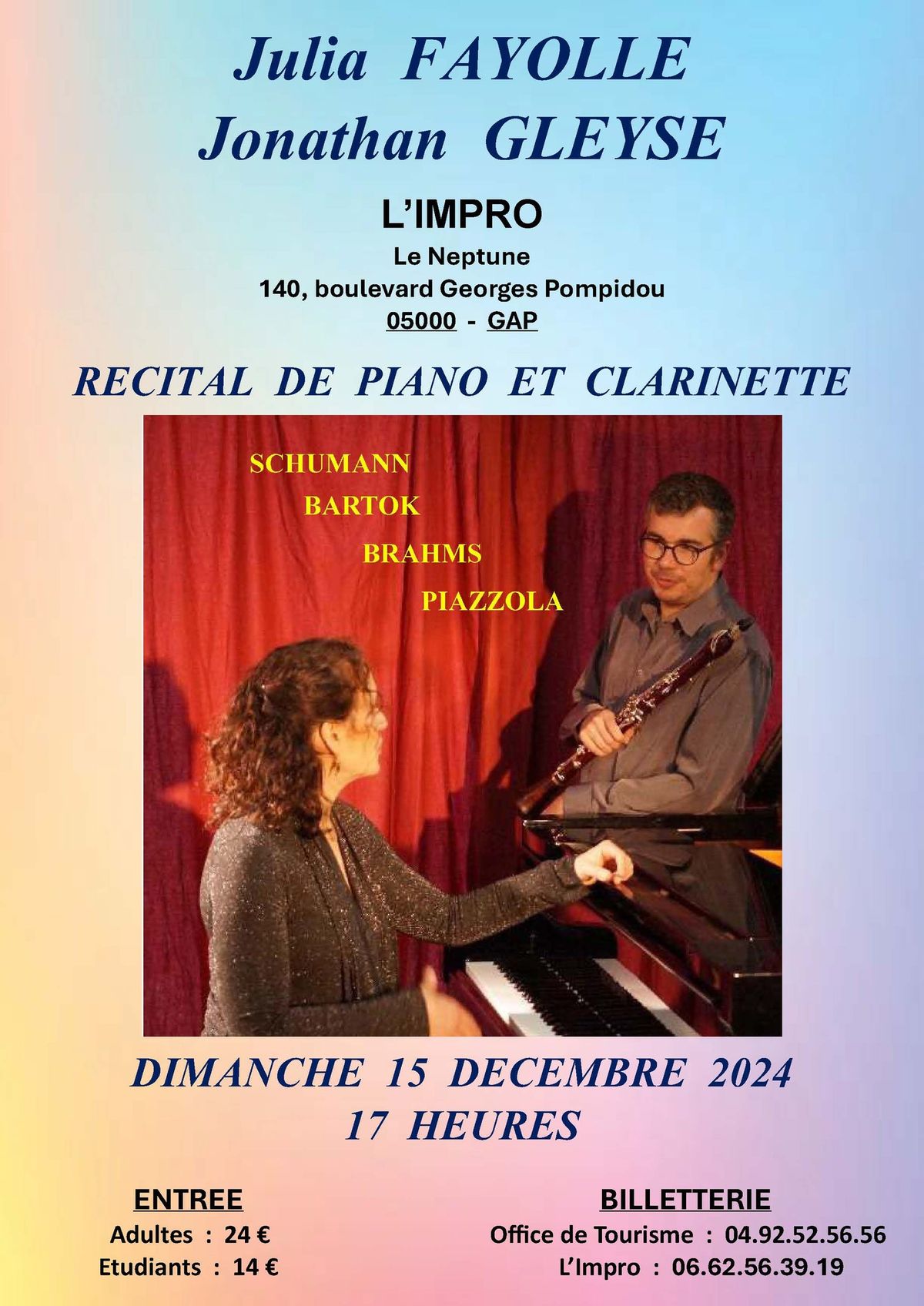 R\u00e9cital Piano et Clarinette 