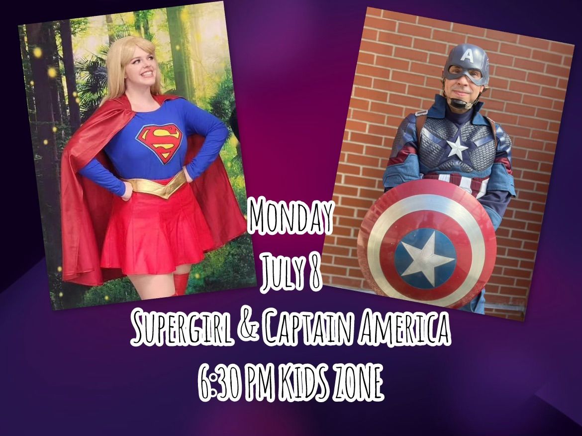 Meet and Greet with Supergirl & Captain America