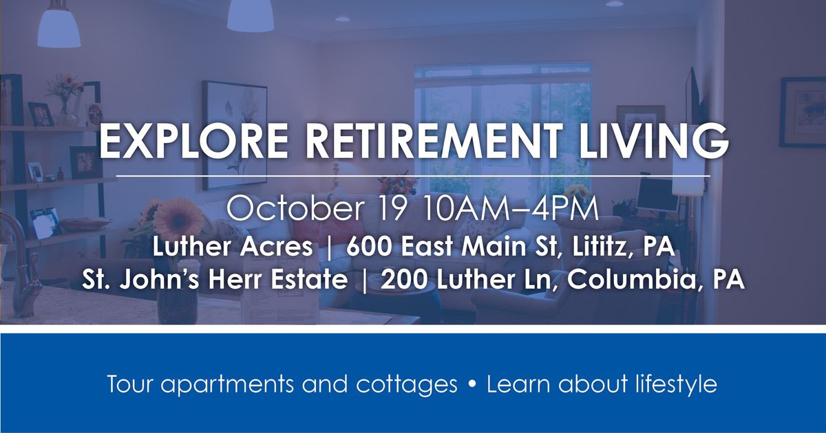 Explore Retirement Living at St. John's Herr Estate