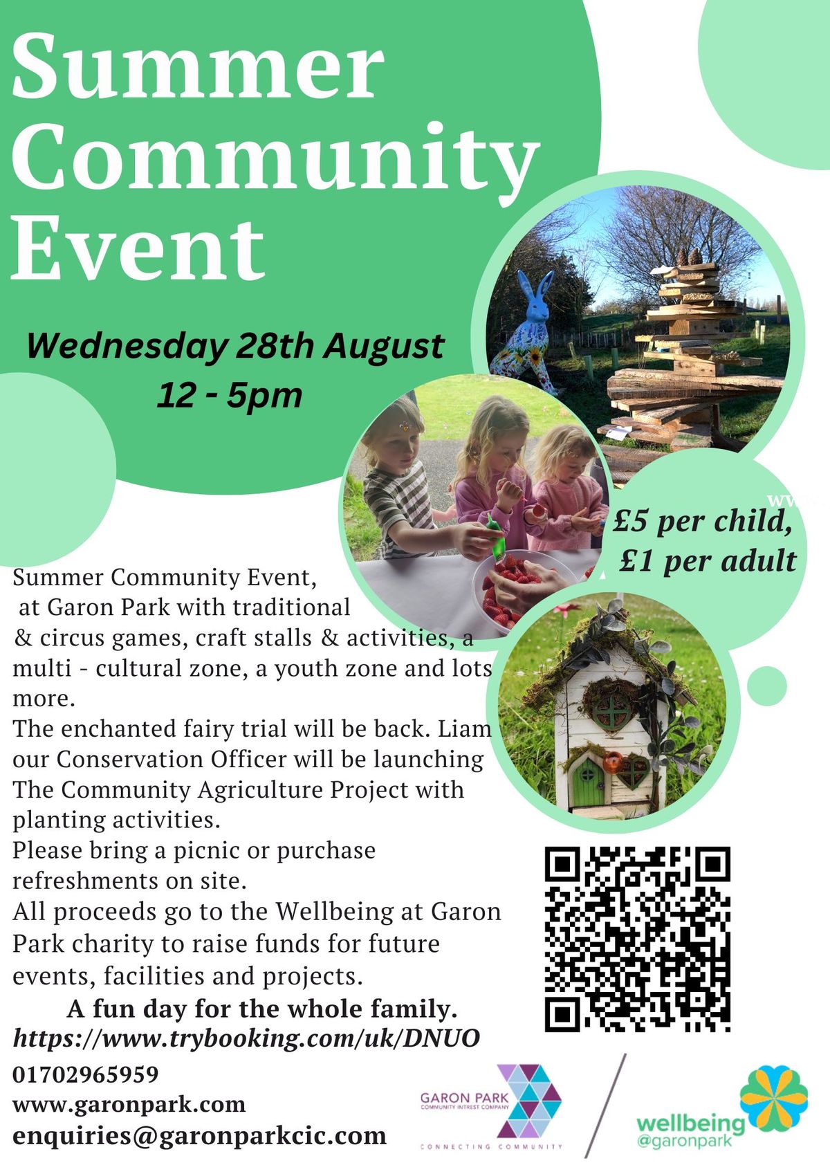 Summer Community Event @ Garon Park