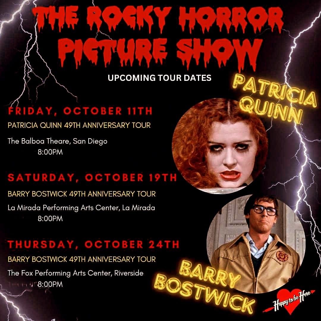 The Rocky Horror Picture Show 49th anniversary tour hosted by Patricia Quinn 