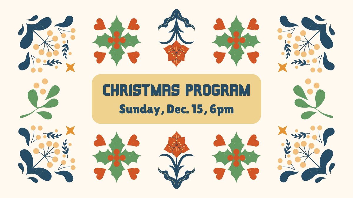 Christmas Program - New Hope Presbyterian Church