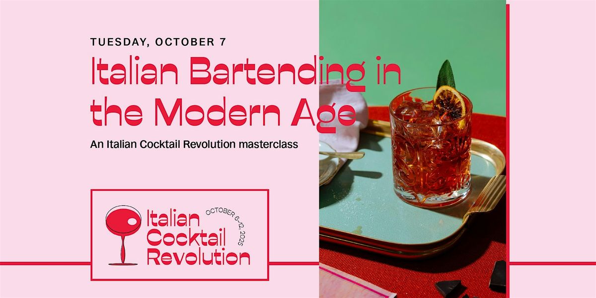 Italian Bartending in the Modern Age