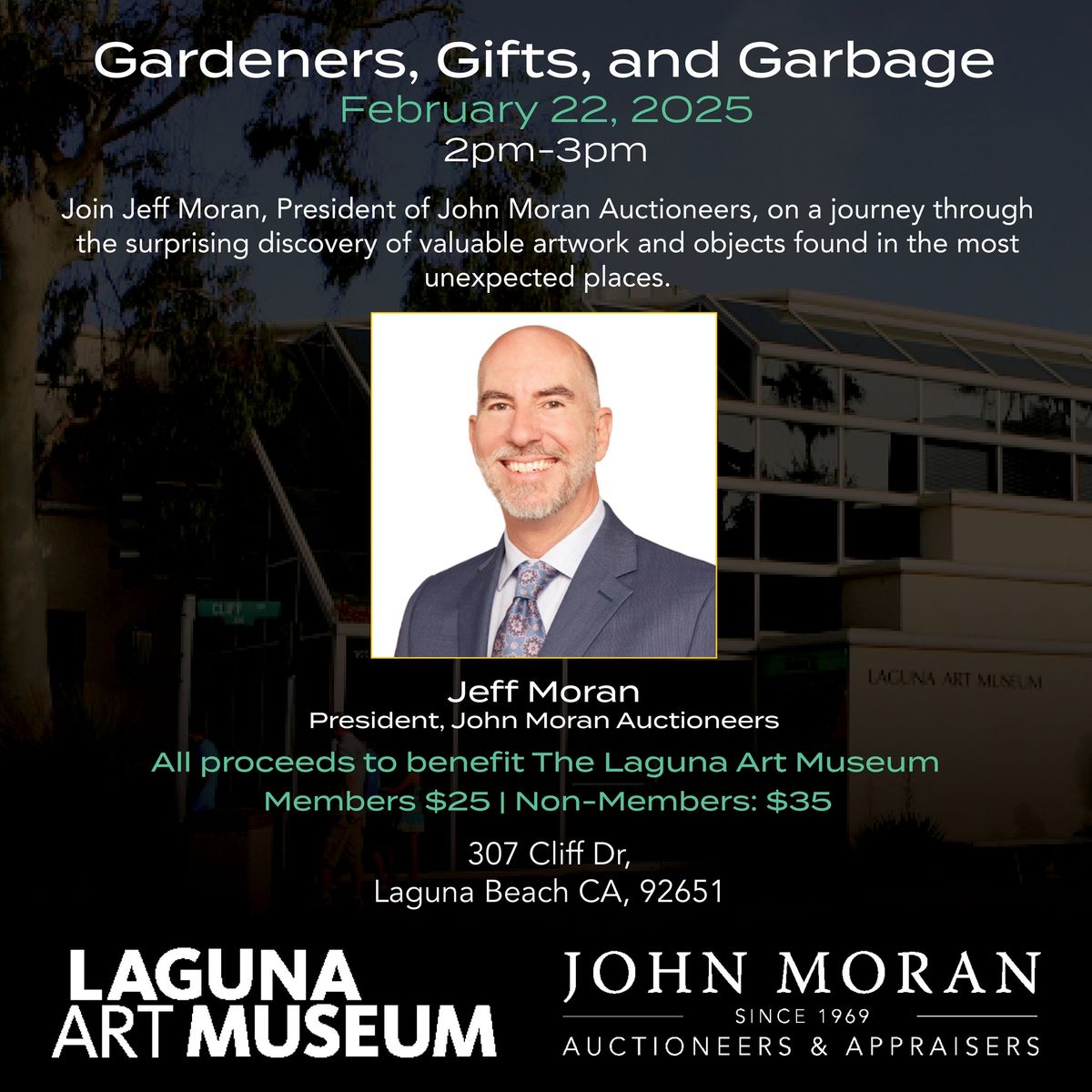 \u201cGardeners, Gifts and Garbage\u201d Talk with John Moran Auctioneers